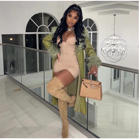 Gweneth Bodycon Dress Nude